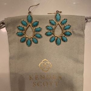 Kendra Scott turquoise drop earrings